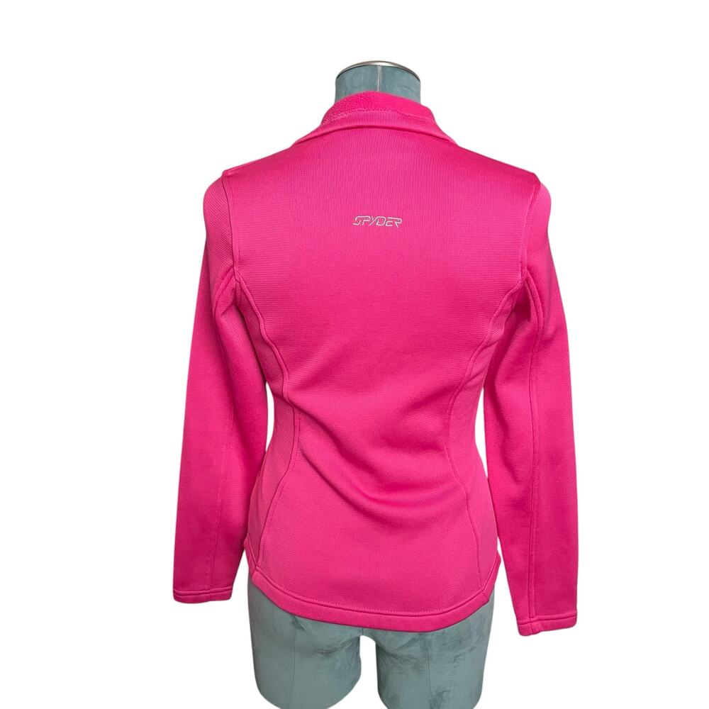 Spyder Women’s Core Sweater Pink Full-Zip Jacket – Size S - Picture 3 of 10